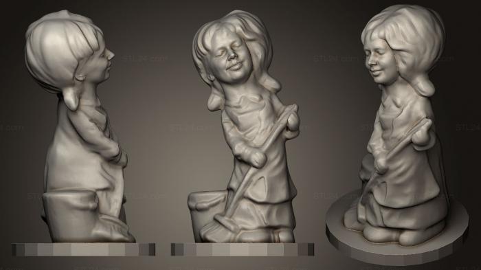 Статуэтки и статуи разные (НАССР ГЫРГЫИ, STKR_0586) 3D модель для ЧПУ станка